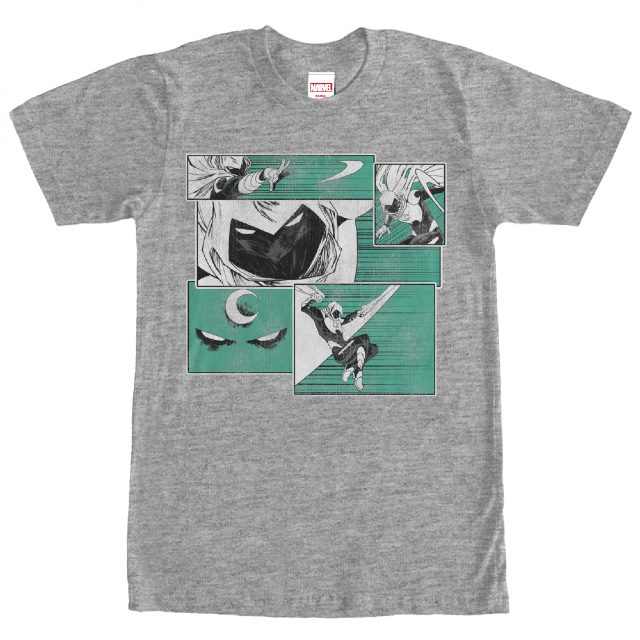 Moon Knight Panels Grey T-Shirt